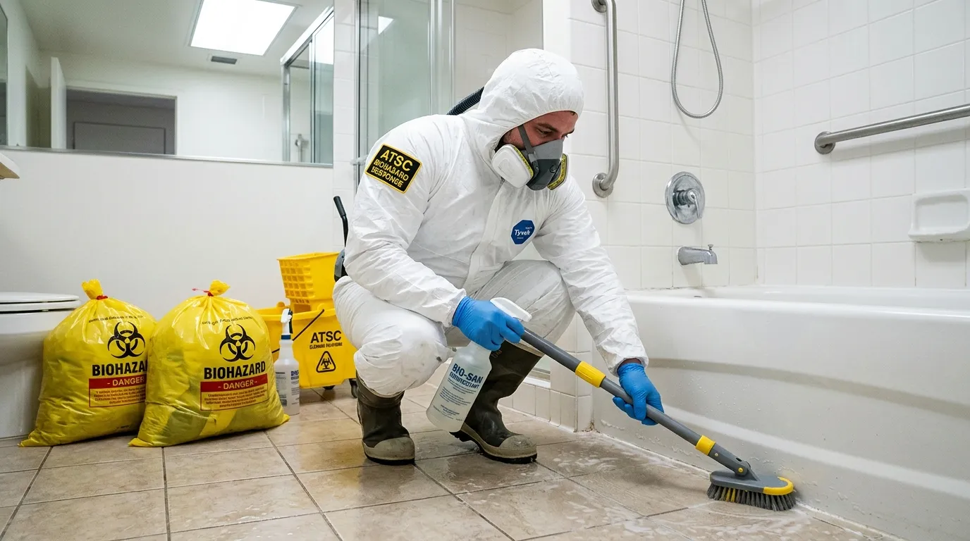 Decontamination equipment deployed for Blood Cleanup in Ceres